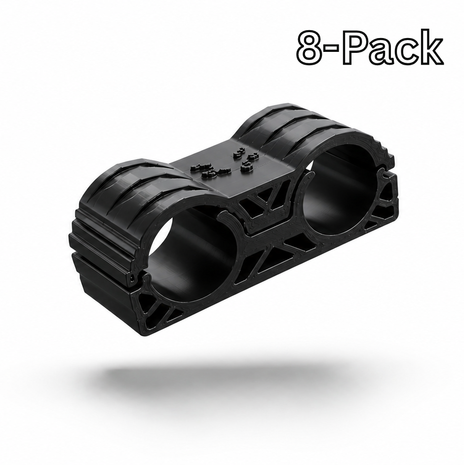 AN LINE Dual Mountable Hose Clamp Separator and Cable Management Organizer