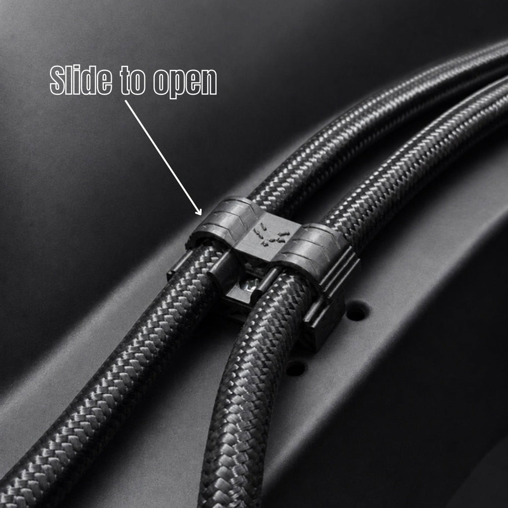 AN LINE Dual Mountable Hose Clamp Separator and Cable Management Organizer