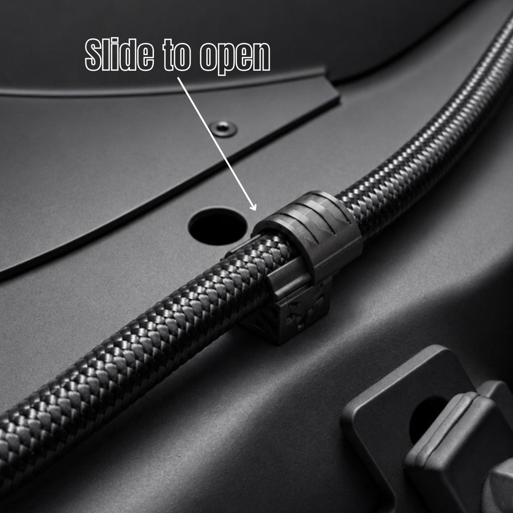 AN LINE Mountable Single Hose Clamp Separator and Cable Management Organizer