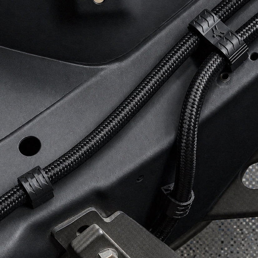AN LINE Mountable Single Hose Clamp Separator and Cable Management Organizer